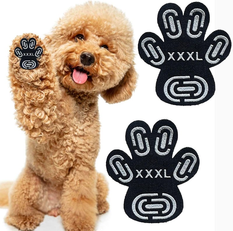Inner Zen Dog Paw Portector, Anti-Slip for Senior Dogs, Protector for Hot Pavement, Traction Control Paw Stickers with Strong Traction, Prevent Slipping On Hardwood Floors (XXXL-3.1''×3.4'', 5sets 20pcs) - Image 1